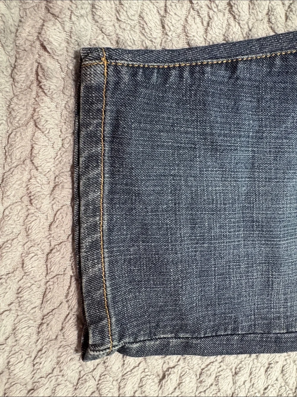 Vtg Y2K U.S. Polo Assn Belted Denim Bermuda Shorts Capris Size 9/10